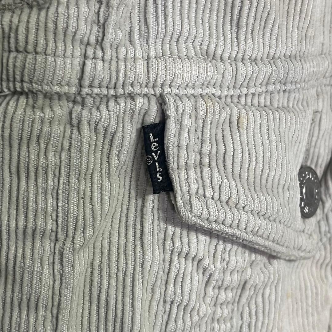 激レア！Levi's コーデュロイトラッカージャケット　裏地キルティング　黒タブ