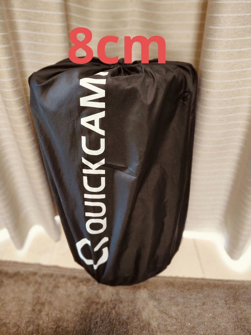 QUICKCAMP インフレーターマット セミダブル8cm タン 車中泊