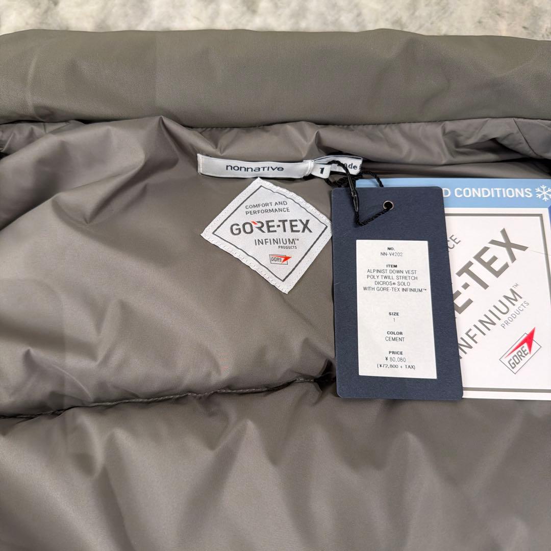 nonnative アルピニストダウンベスト NN-V4202