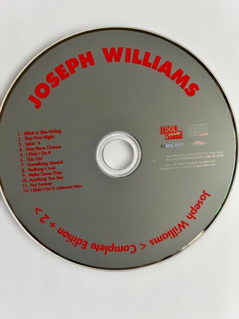 Joseph Williams (紙ジャケ仕様・帯付き)