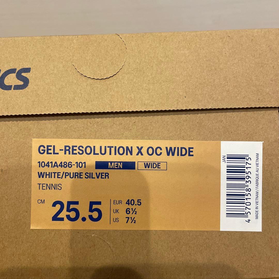 ASICS GEL-RESOLUTIONテニスシューズ 25.5cm #2081