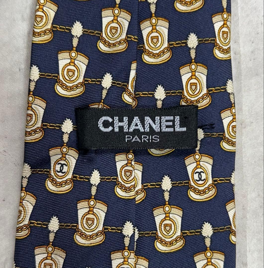 CHANEL ネクタイ ハット 総柄