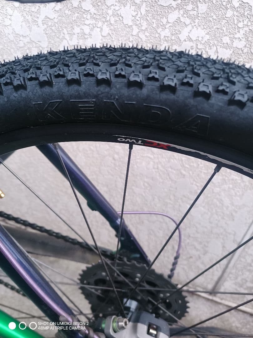 EASTON　XC TWO MTB中古ホイール タイヤ・チューブ付