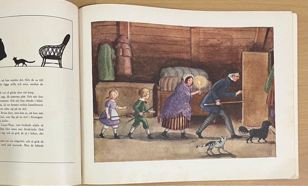NO.62 アンティーク　洋書　古書　絵本　エルサ・ベスコフ 北欧 スウェーデン