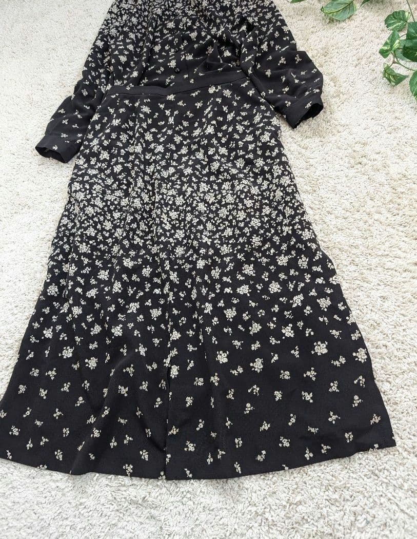 美品！レリアン セットアップワンピース 花柄 9 シャツワンピース ボタニカル