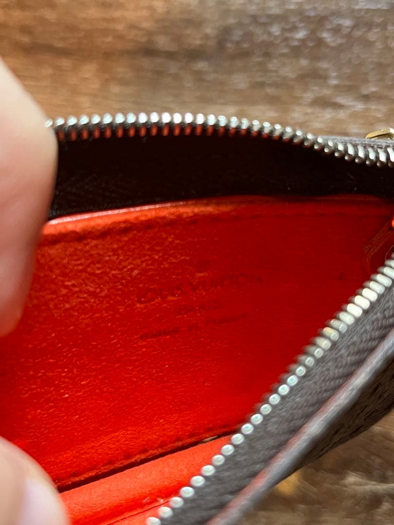 LOUIS VUITTON モノグラム ペルフォ ポシェット　クレ　キーリング付