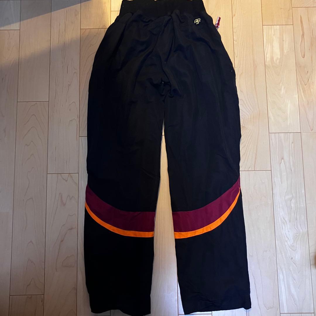 【冬物セット割】ASローマ　ジャージ上下セット　黒　ROMA レア物　S〜M