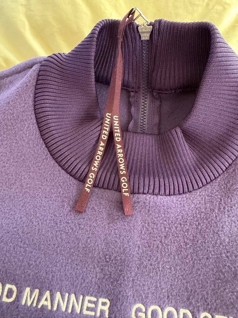 新品　UNITED ARROWS GOLF フリースセーターＳ