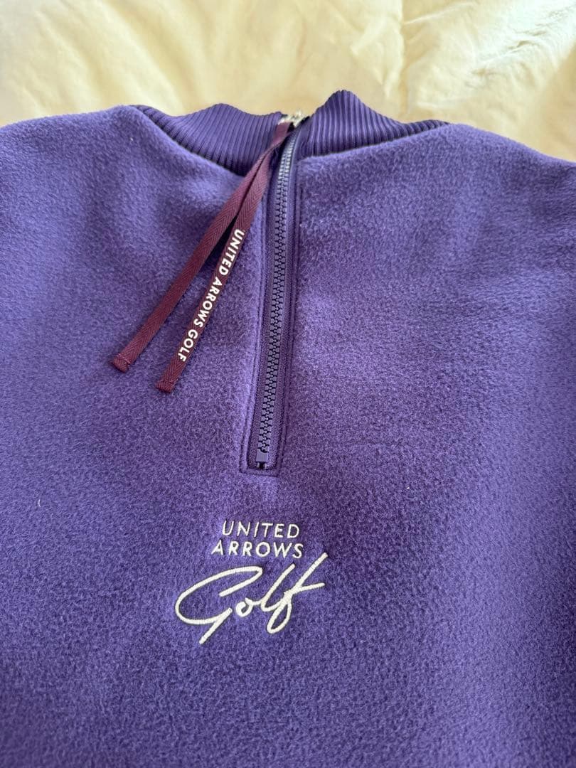 新品　UNITED ARROWS GOLF フリースセーターＳ
