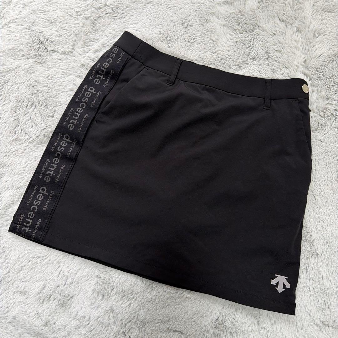 【美品】DESCENTE ゴルフウェア レディースセット ブラック　L