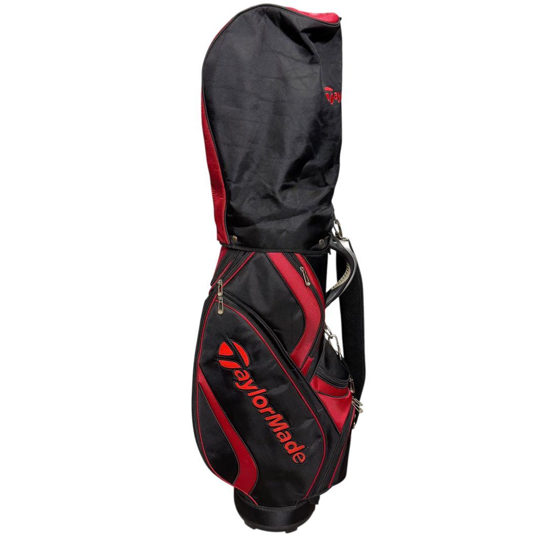 【即日発送】TaylorMade キャディバッグ 5分割 赤黒 ゴルフ 2238