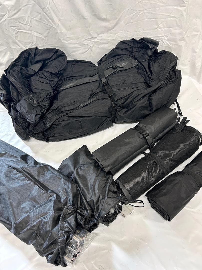 M-㉚【訳ありUSED】G-tent-M200 ドームテント 黒 4-6人用
