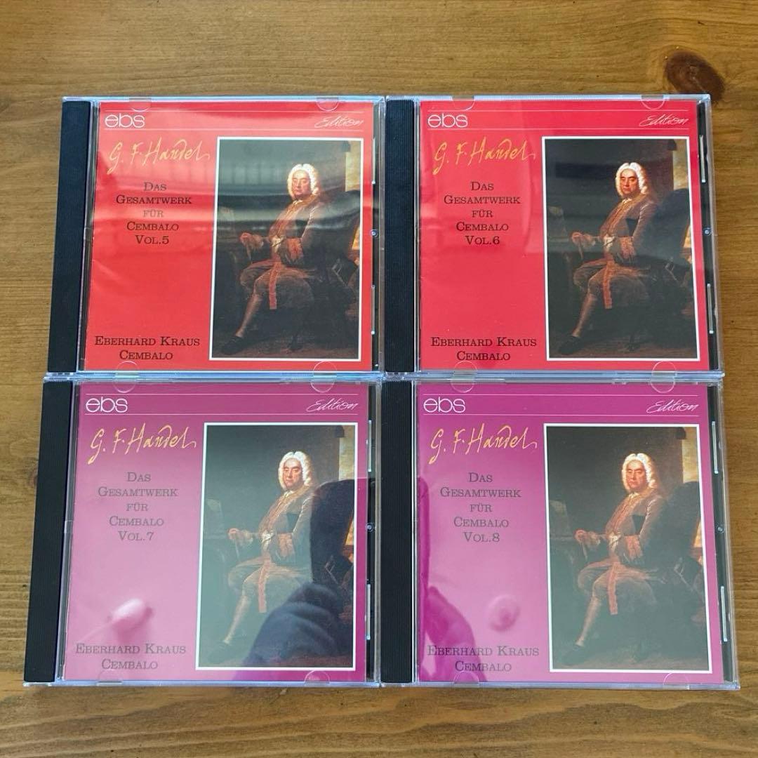 G.F.ヘンデル　チェンバロ作品全集　エーベルハルト・クラウス　10CD
