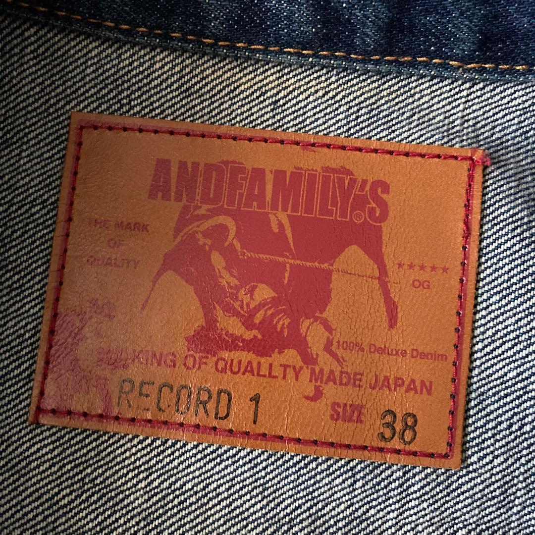 ジャケット・アウター ANDFAMILYS Denim Jacket Record-1 1st