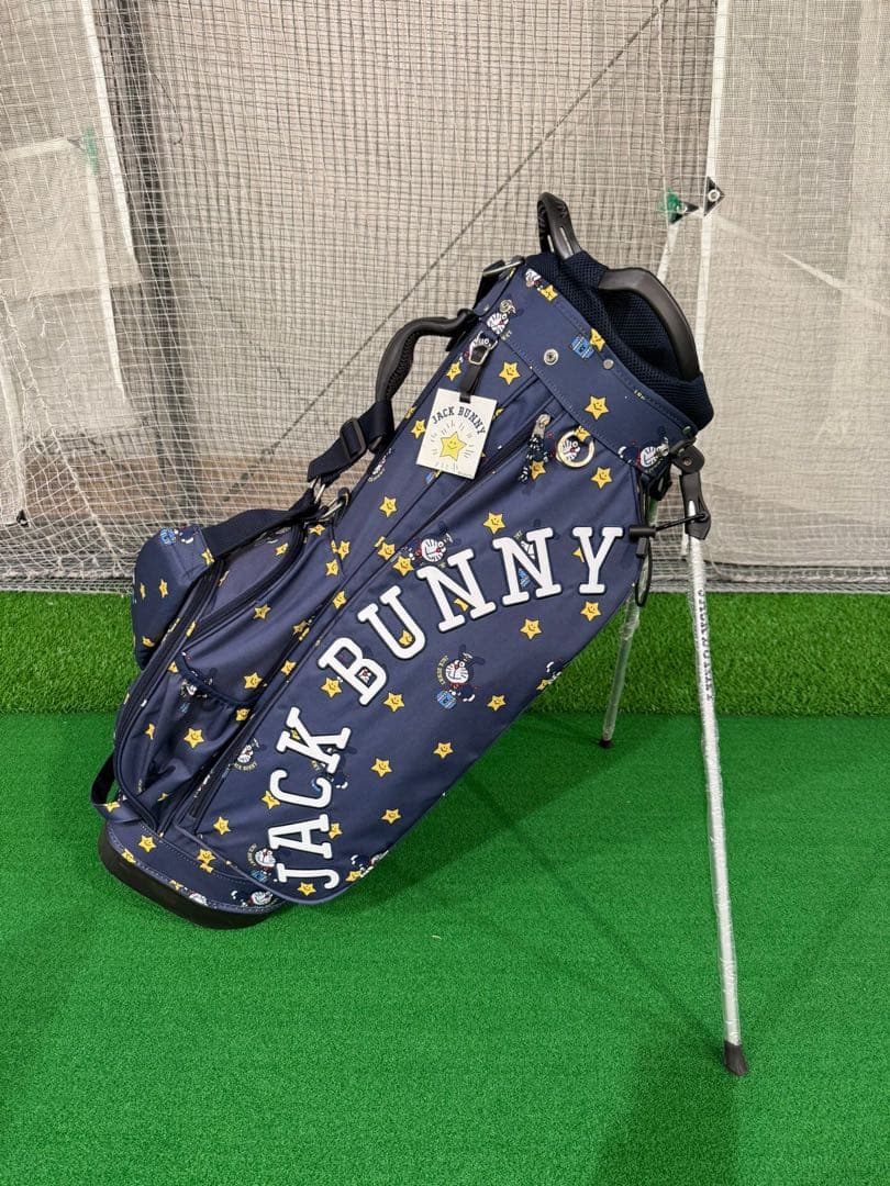 美品ドラえもん × Jack Bunny!! ねがい星 スタンド型キャディバッグ