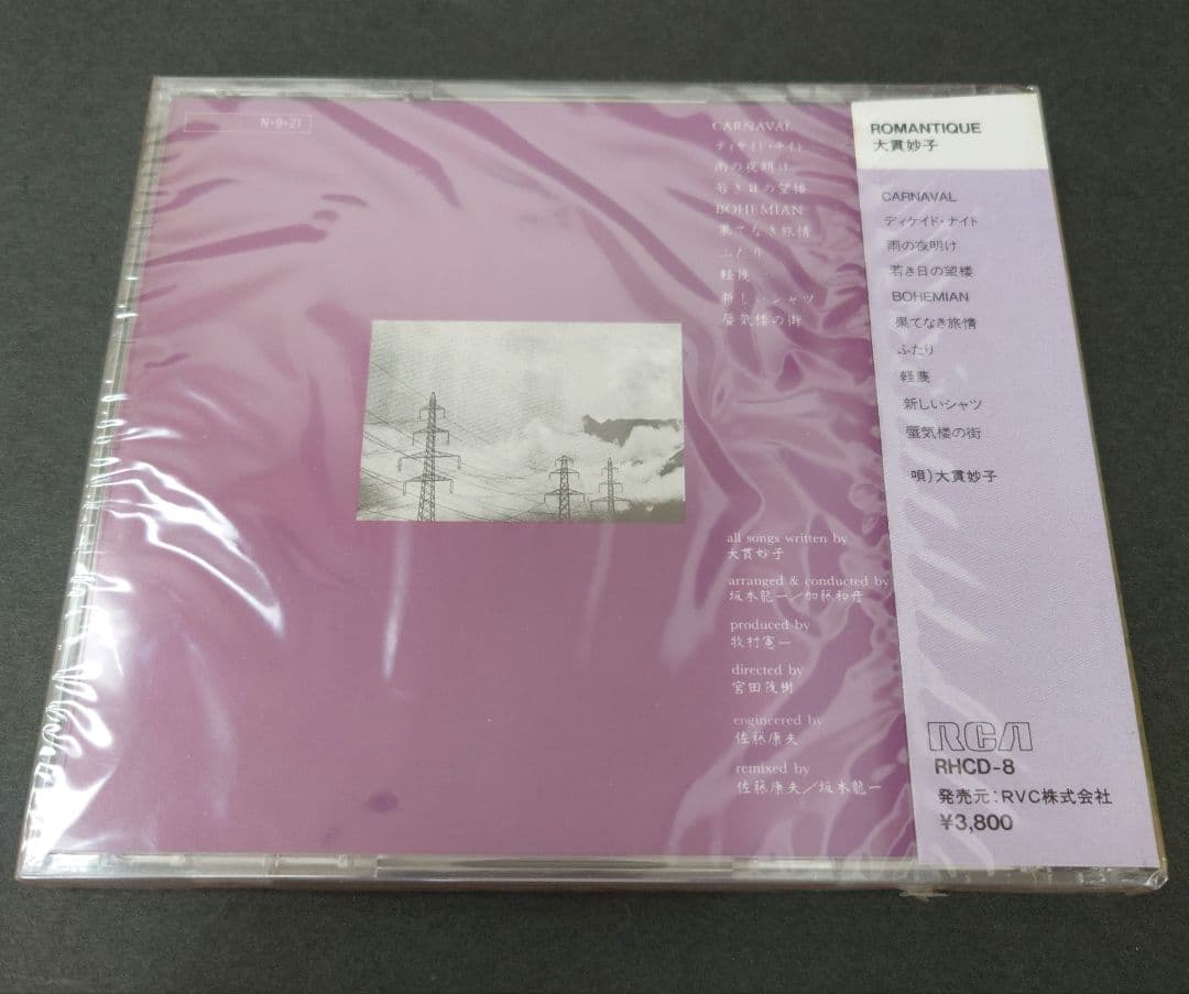 大貫妙子 ROMANTIQUE RHCD-8　新品未開封