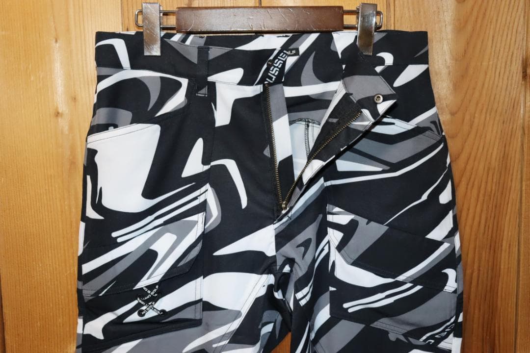 新品 ラッセルノゴルフ コンバット ポケット カモフラ ゴルフパンツ 5/L Ⓗ
