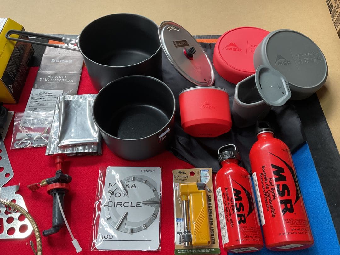 MSRウィスパーライトインターナショナル超美品&MSR alpinist2クック