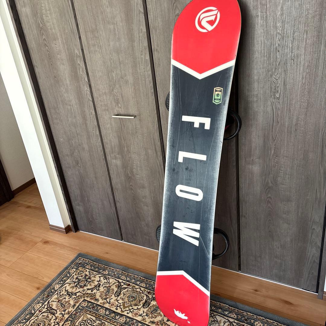 Flow スノーボード 152cm レッド/ブラック