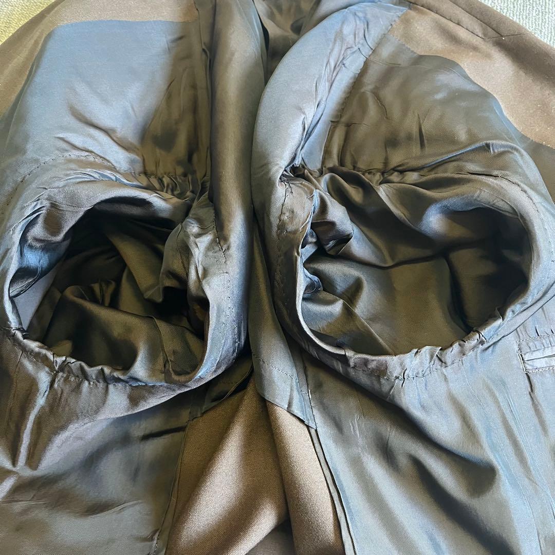 ◆美品◆COMME CA DE MODE MENスーツ　背抜き　ウール　ブラウン