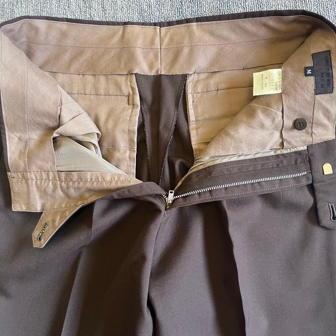 ◆美品◆COMME CA DE MODE MENスーツ　背抜き　ウール　ブラウン