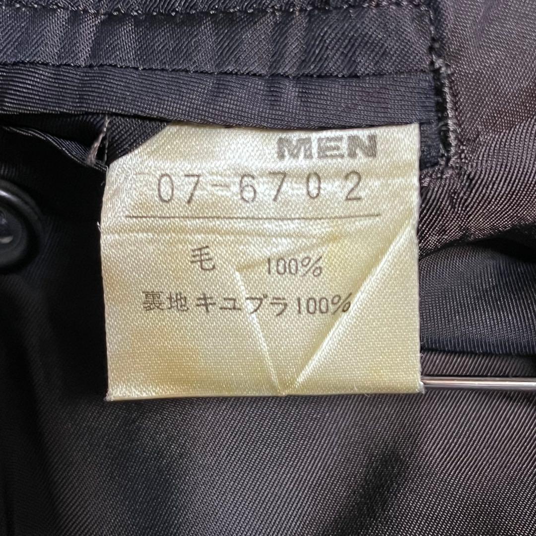 ◆美品◆COMME CA DE MODE MENスーツ　背抜き　ウール　ブラウン