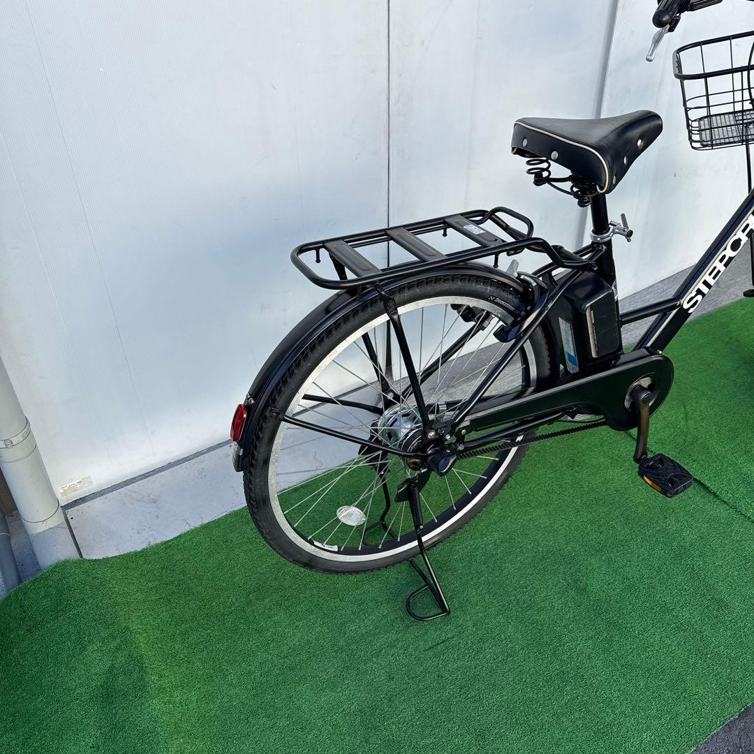 充電器無しSTEPCRUZアルベルト新型電動アシスト自転車26インチ ブラック