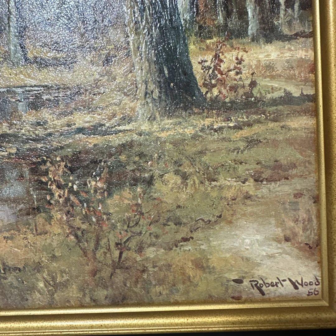 大型風景画　油彩 A C P立体加工絵画　美術品　ア-トインテリア　世界の名画