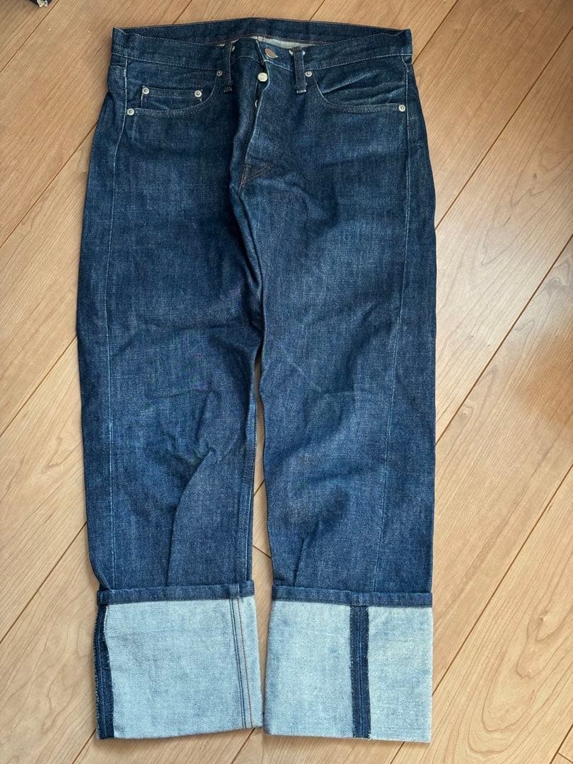名作　TUKI ツキ TYPE1 デニムパンツ インディゴ サイズ2