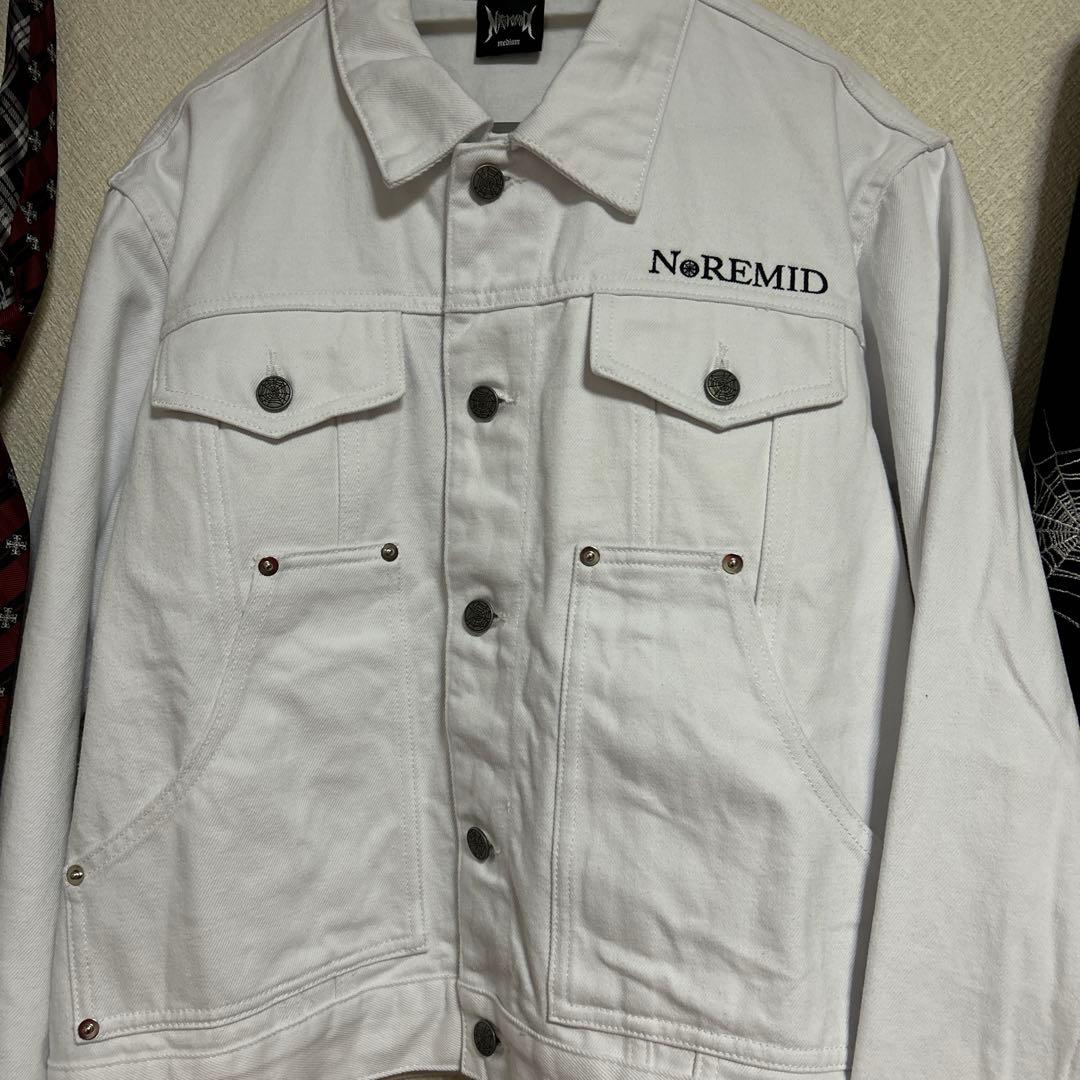 NOREMID ホワイト デニムジャケット medium