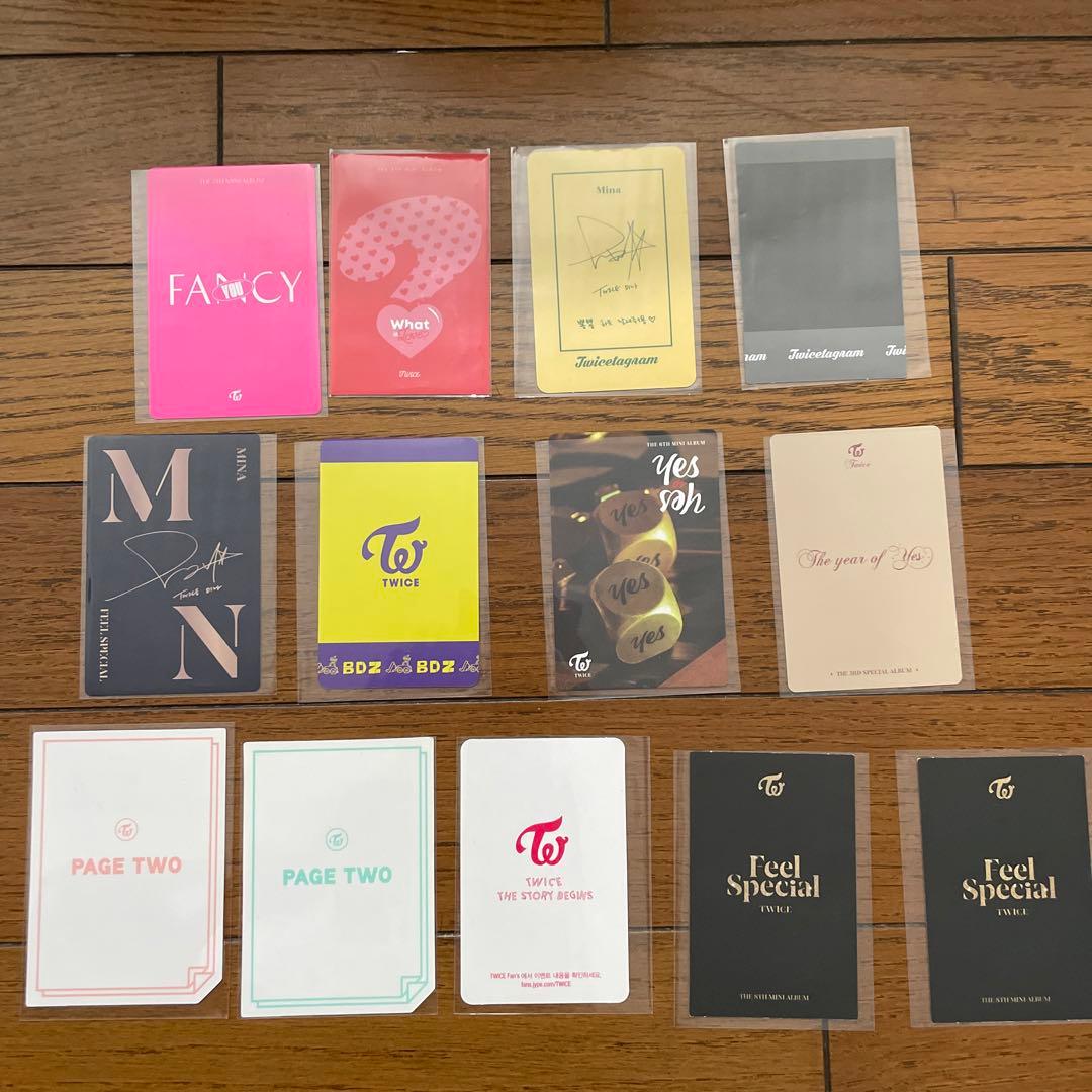 TWICE ミナ 公式トレカなど まとめ売り
