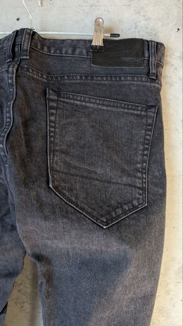 32インチ OVERDESIGN ダメージ デニム ブラック オーバーデザイン