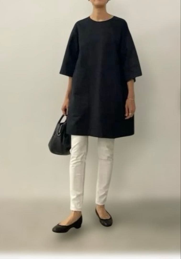 【ケイト　(๑˃̵ᴗ˂̵)☆彡】 コットンミニワンピース　ブラック
