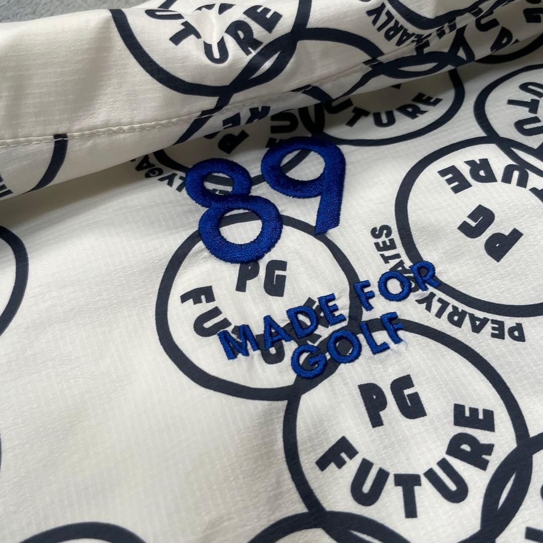 パーリーゲイツ　PERTEX リバーシブルブルゾン　アウター　ホワイト　5