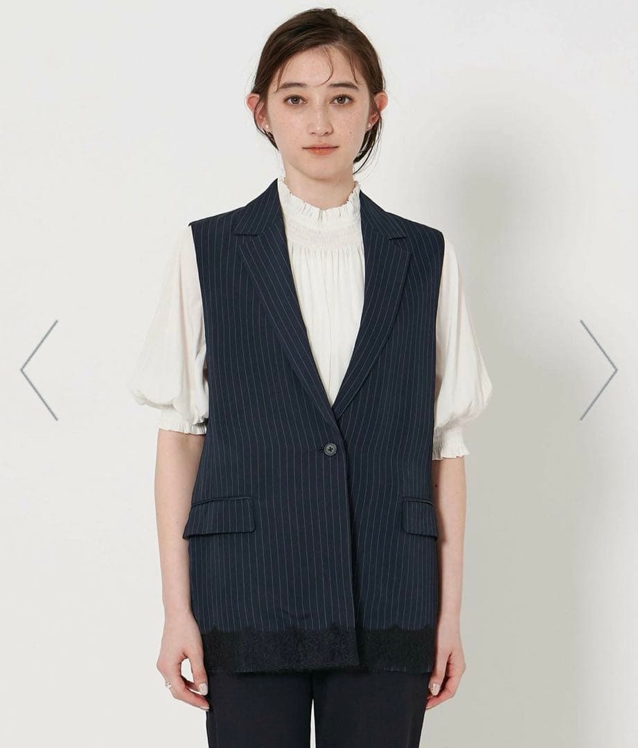 ☆専用です☆UNITED ARROWS☆ストライプ レース ベスト☆☆