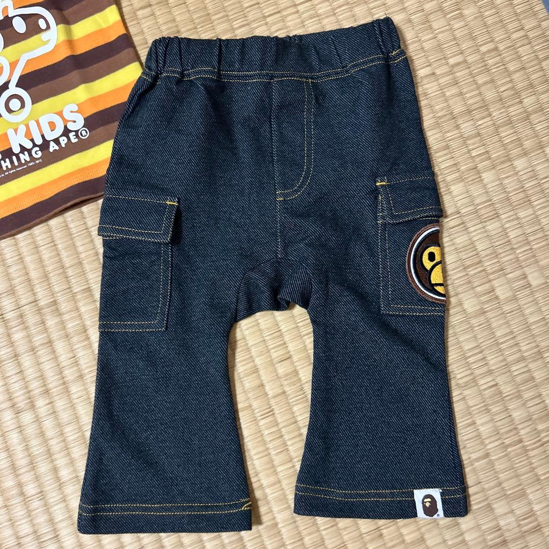 新品⭐️BAPEKIDSTシャツとパンツ2点セット80cm正規品