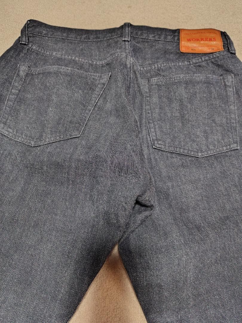 WORKERS ワーカーズ Lot 801 Black W34 L31
