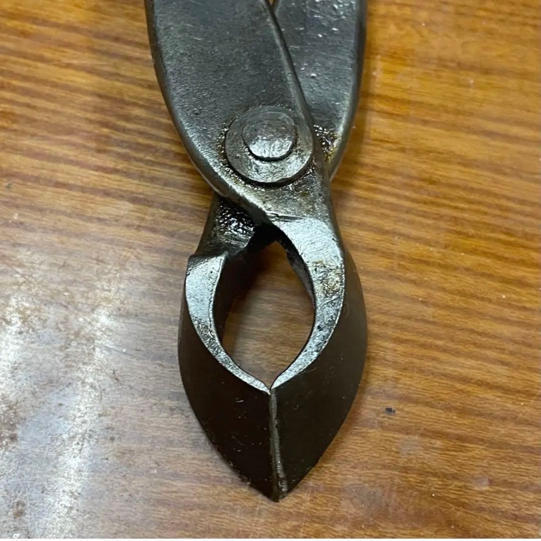 【盆栽道具】最高級 盆栽用具 昌国【特製】又切り鋏(約)214㎜ 240g