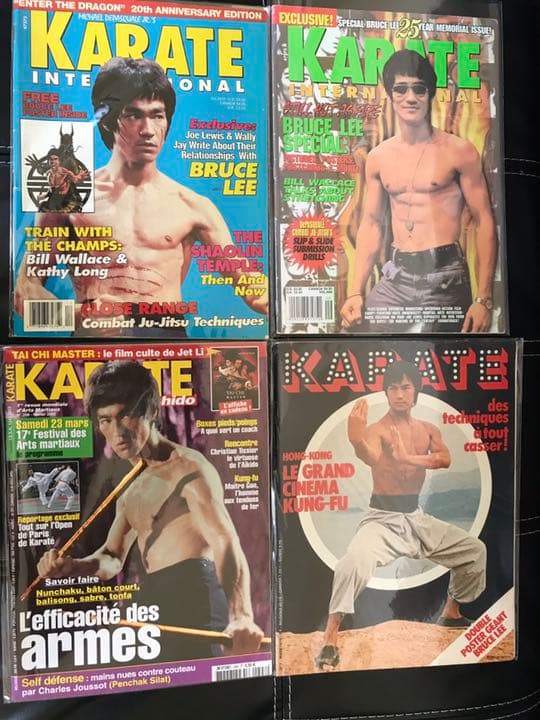 ブルース・リー カラテインターナショナル洋雑誌、他4冊