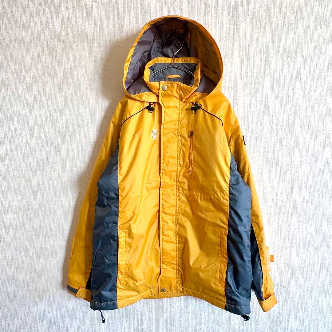 160 ジュニア　ロシニョール　スキー　上下　イエロー　グレー　スノーウェア