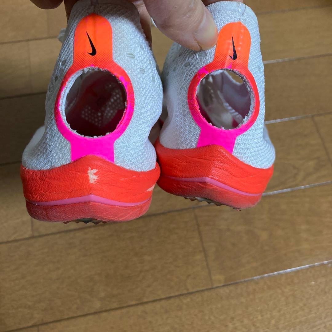 NIKE ドラゴンフライ 27.5cm 白ピンク　陸上