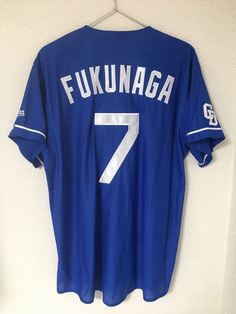 中日ドラゴンズ　福永裕基選手　ユニフォーム　Lサイズ　美品　ビジター