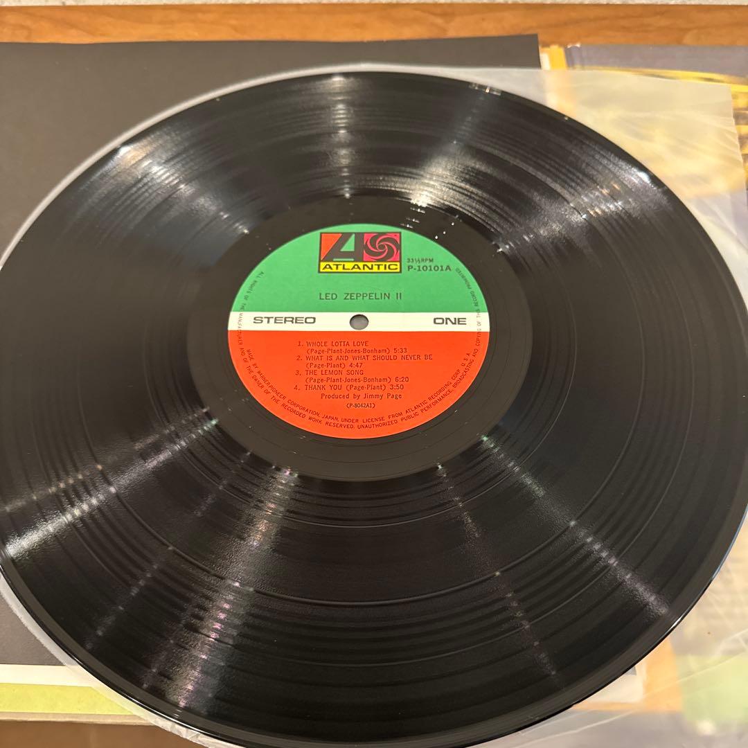 レコード LED ZEPPELIN Ⅱ P-10101A 日本盤 ポスター付