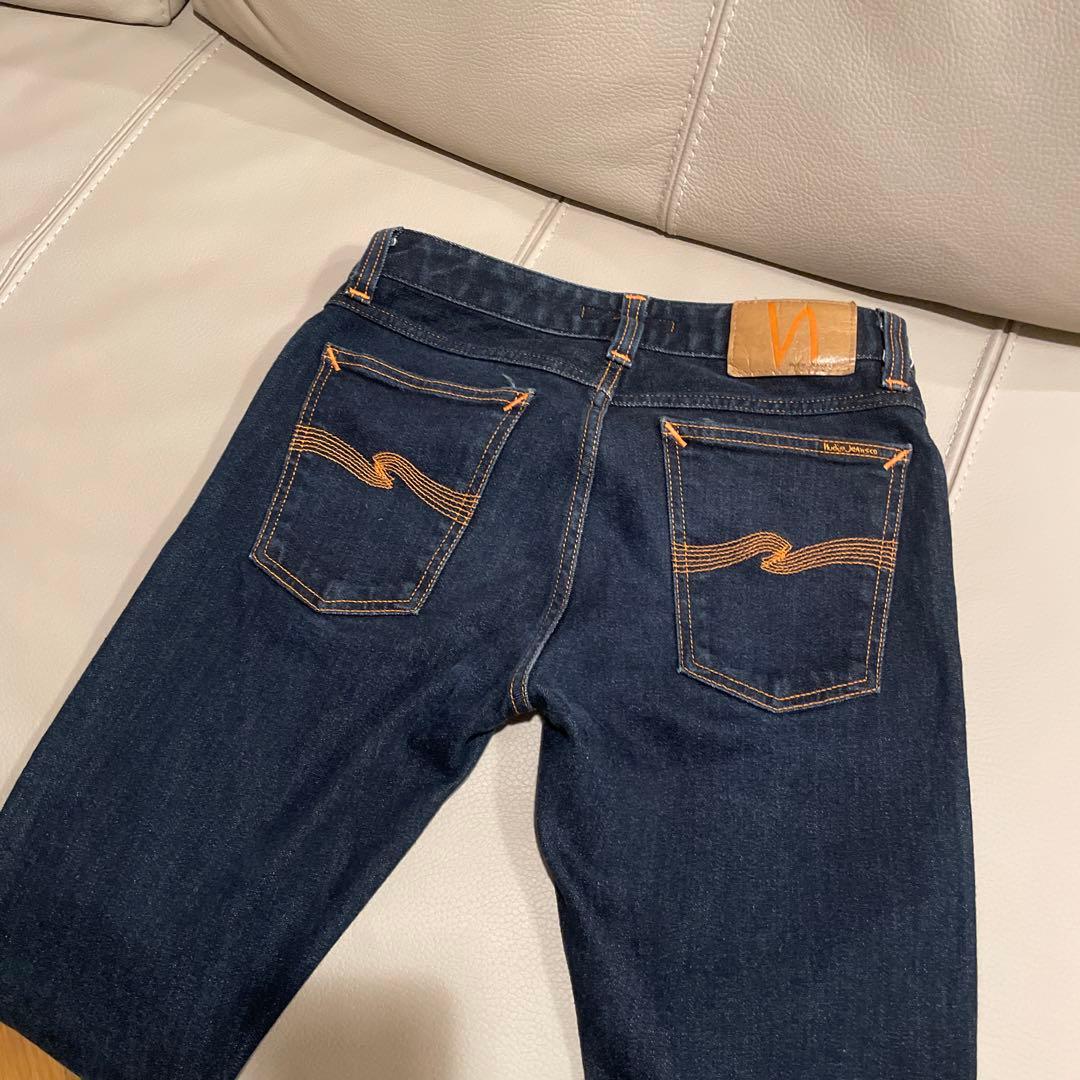 【よし】Skinny Lin Dry Deep Orange W29L30