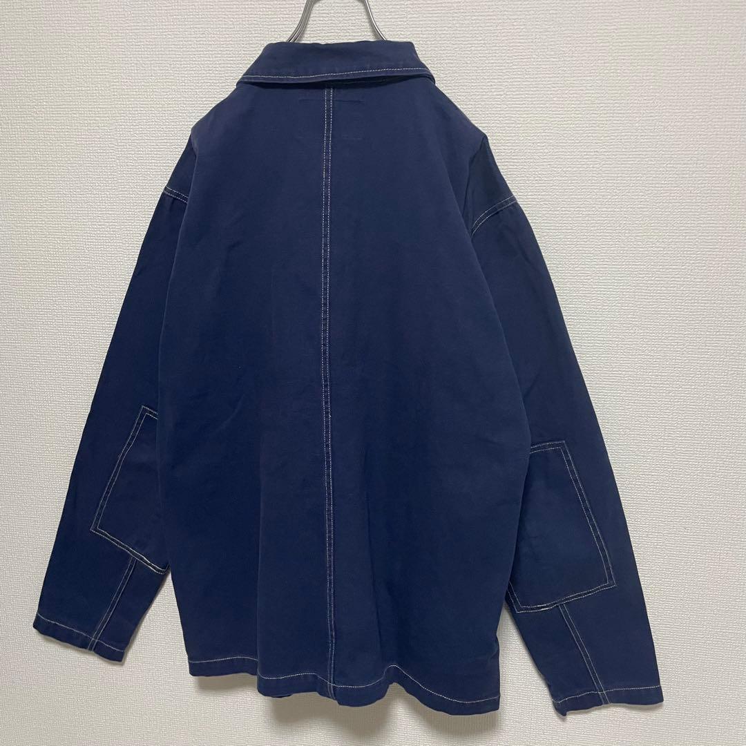 ステューシー ジャケット カバーオール ワンポイントロゴ