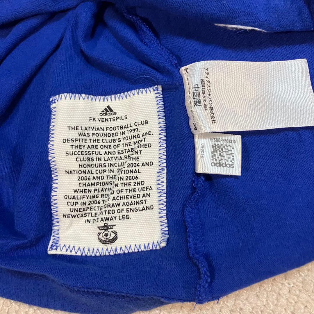 【ラトビア】FK VENTSPILS ロンT Lサッカー　長袖　東欧adidas