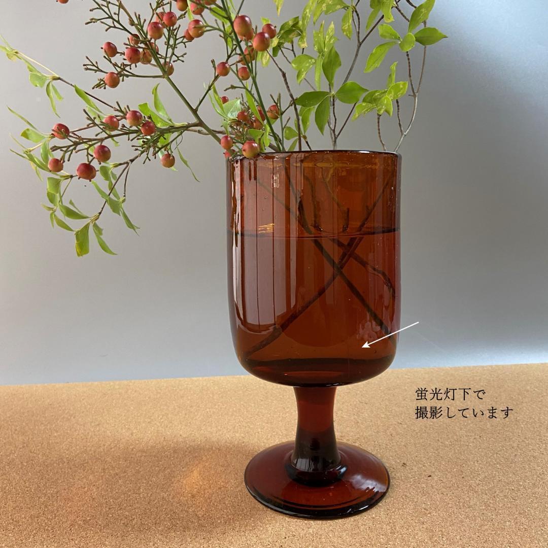 エリックホグラン BODA ヴィンテージ 花瓶 ガラス 高さ20cm 脚付 C