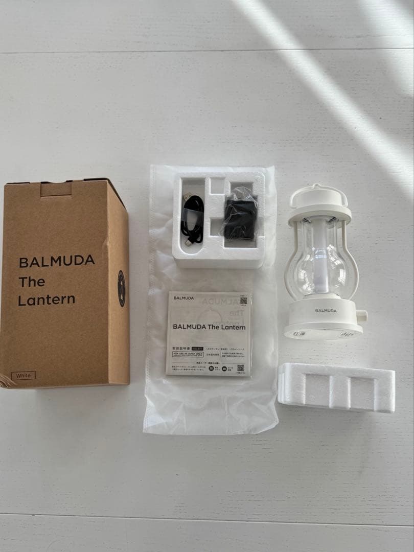 BALMUDA バルミューダ The Lantern ランタン L02A-WH