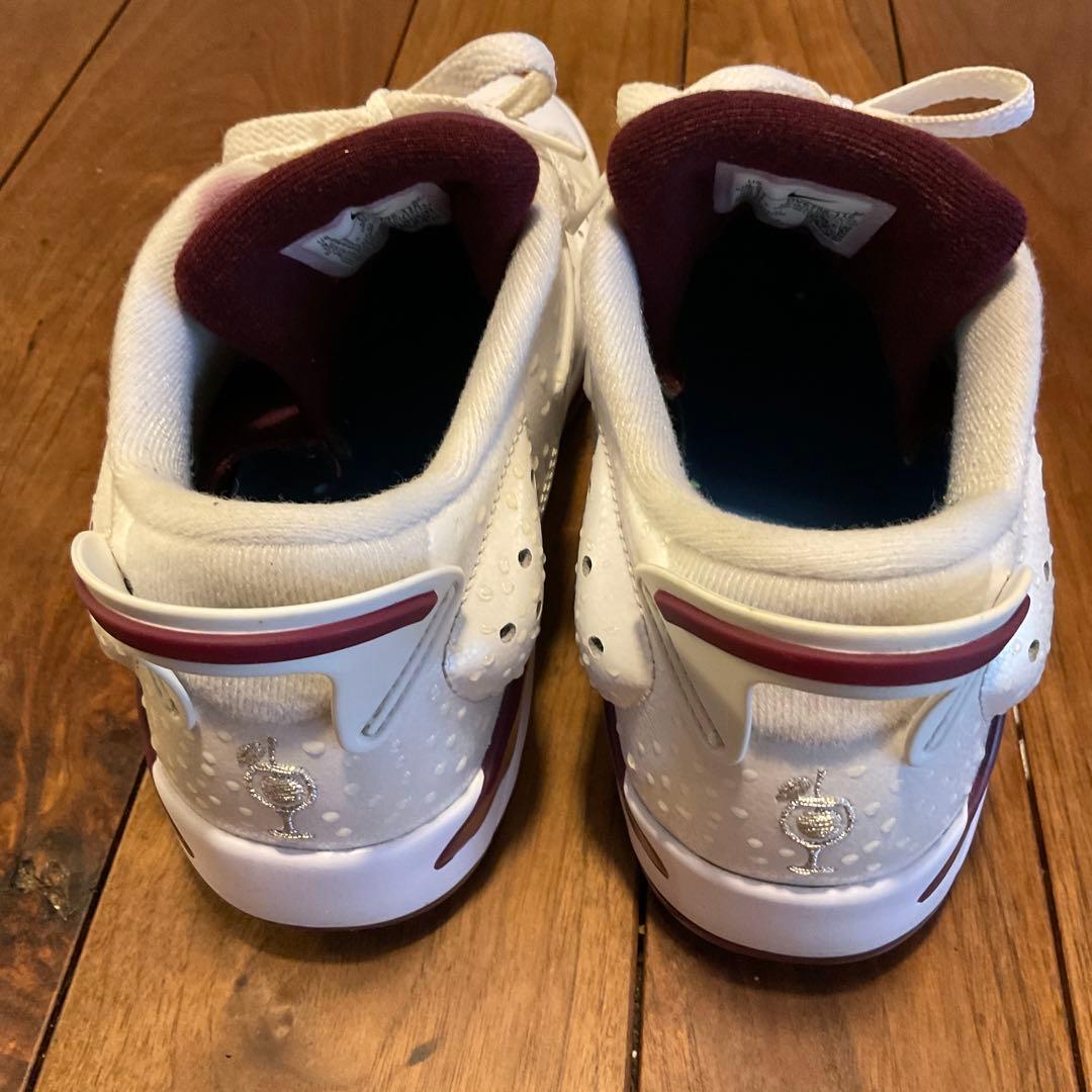 ナイキNIKE エアジョーダン6 RETRO LOW GOLF NRG ボルドー