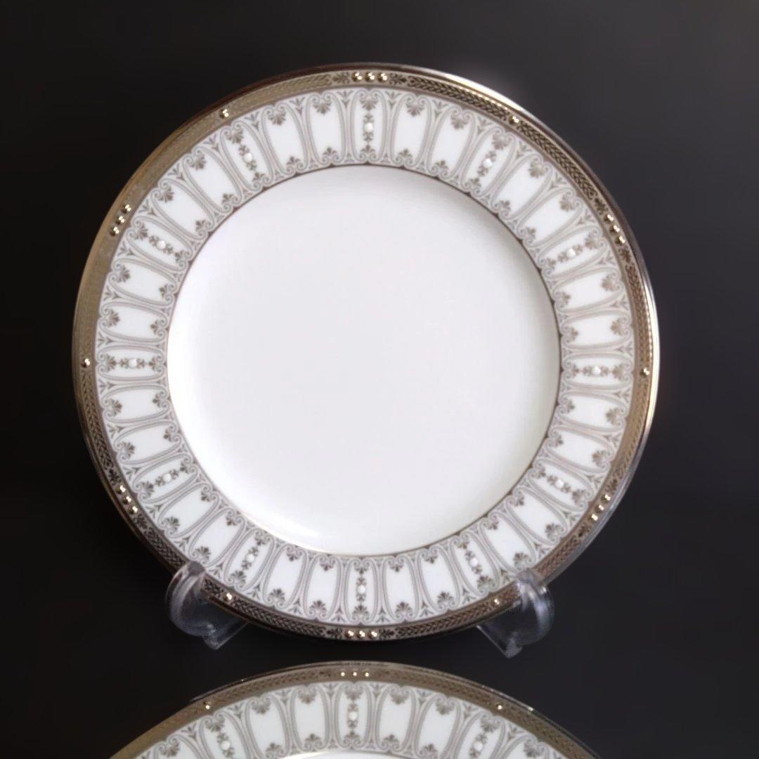 未使用 Noritake シャトレーヌプラチナ プレート 24cm 2枚ノリタケ